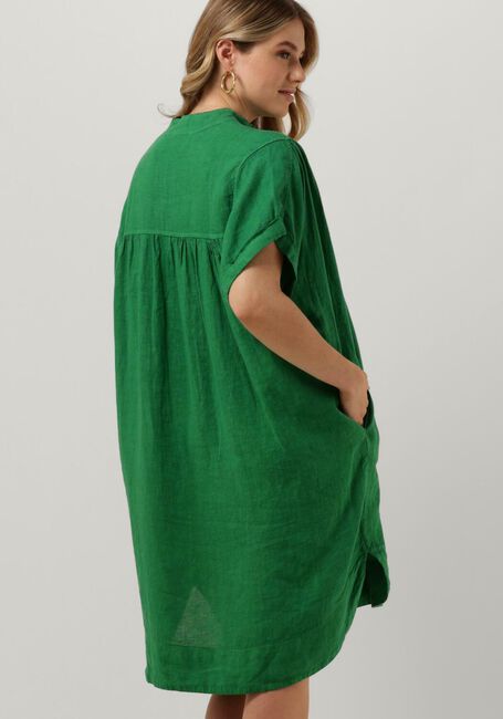 Groene BY-BAR Mini jurk AMBER LINEN DRESS - large