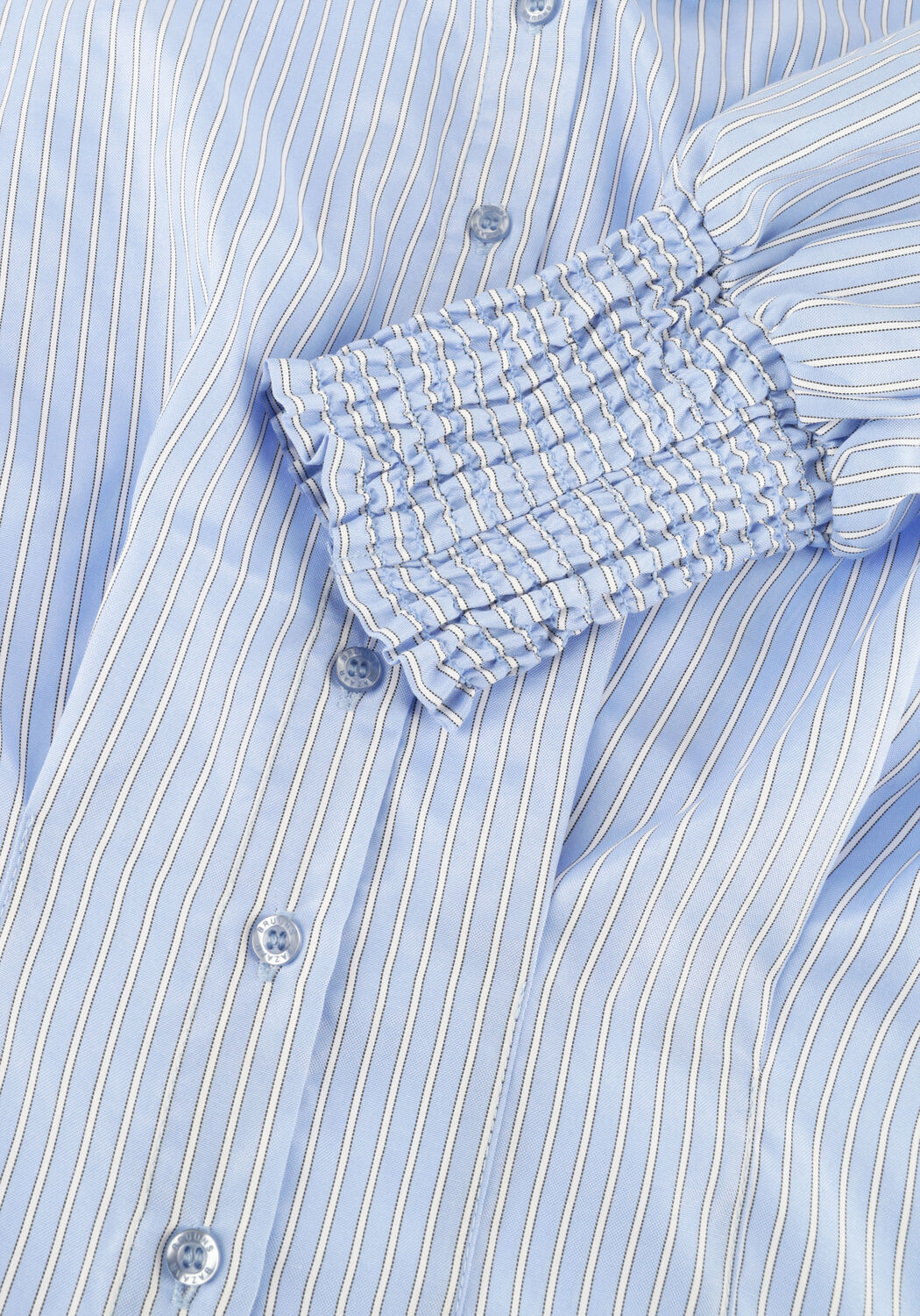 Lichtblauwe BRUUNS BAZAAR Mini jurk BORASSUSBBLINNE DRESS - large