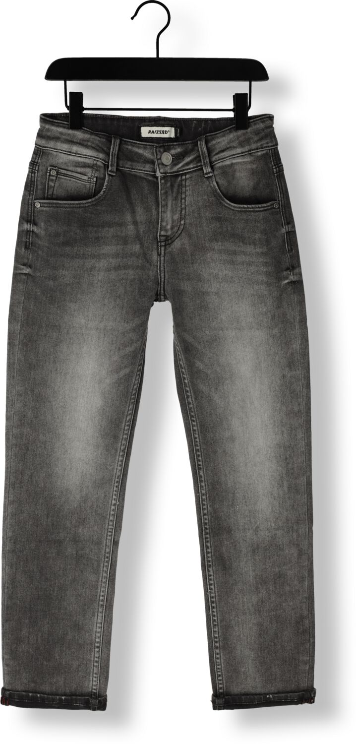 Raizzed straight fit jeans Berlin vintage grey Grijs Jongens Stretchdenim 140