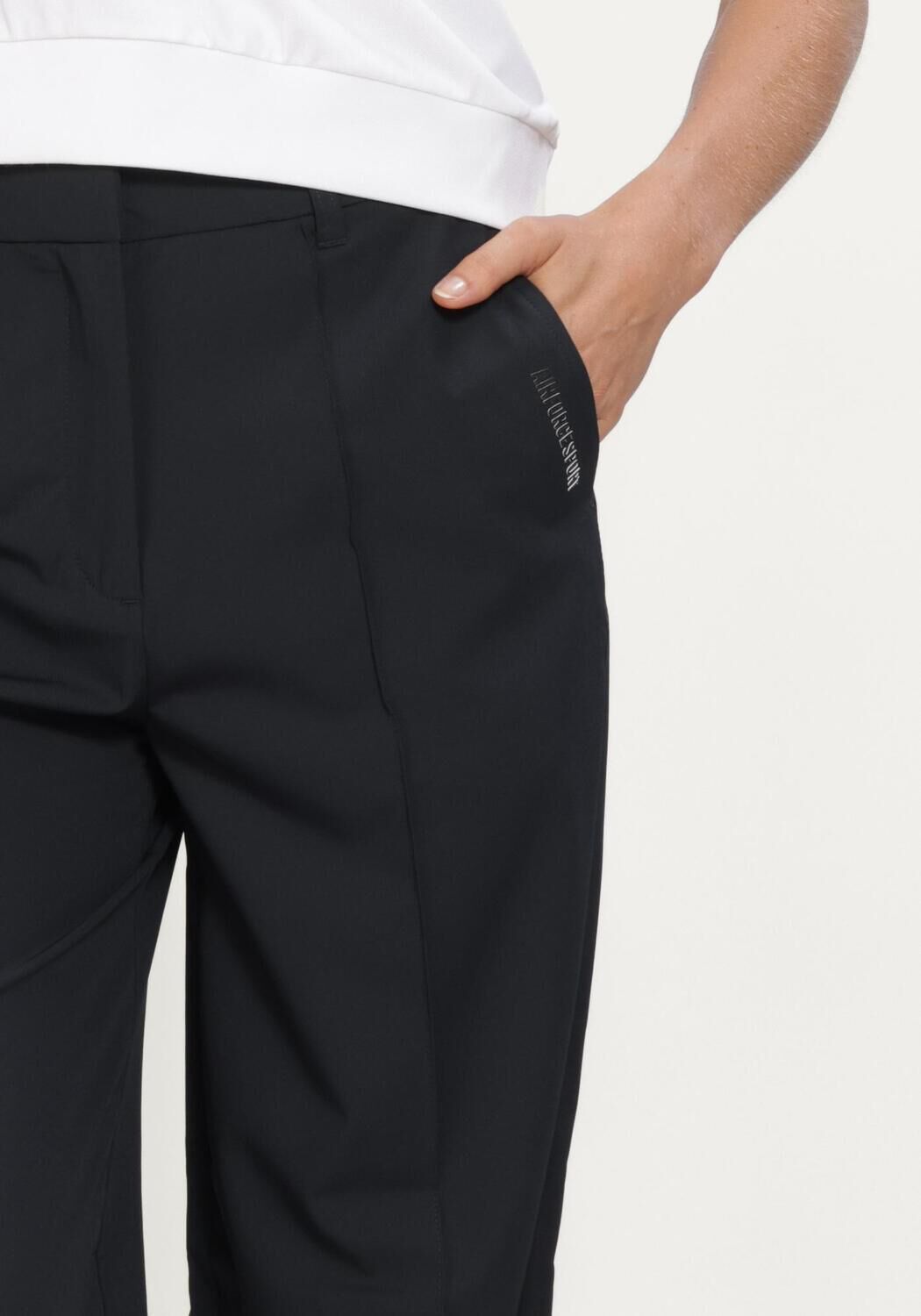 Zwarte AIRFORCE Pantalon WIDELEG GOLFPANTS - large