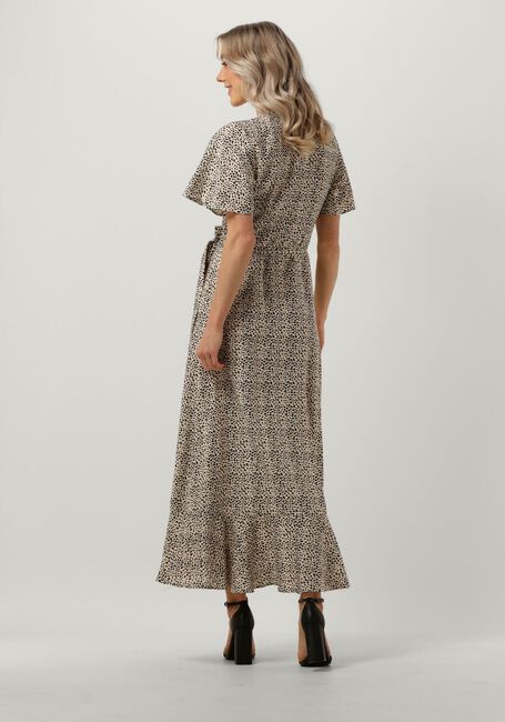 Zand OBJECT Maxi jurk LEONORA SEL S/S WRAP LONG DRESS 126 - large