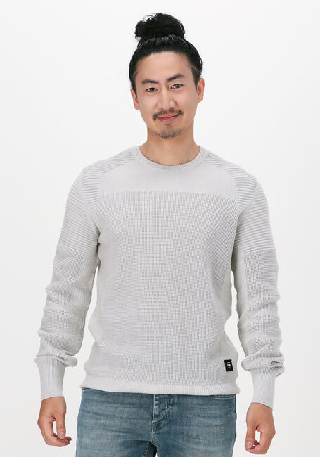 Gebroken wit G-STAR RAW Trui C259 - COTTON TONE FUSION KNIT - large