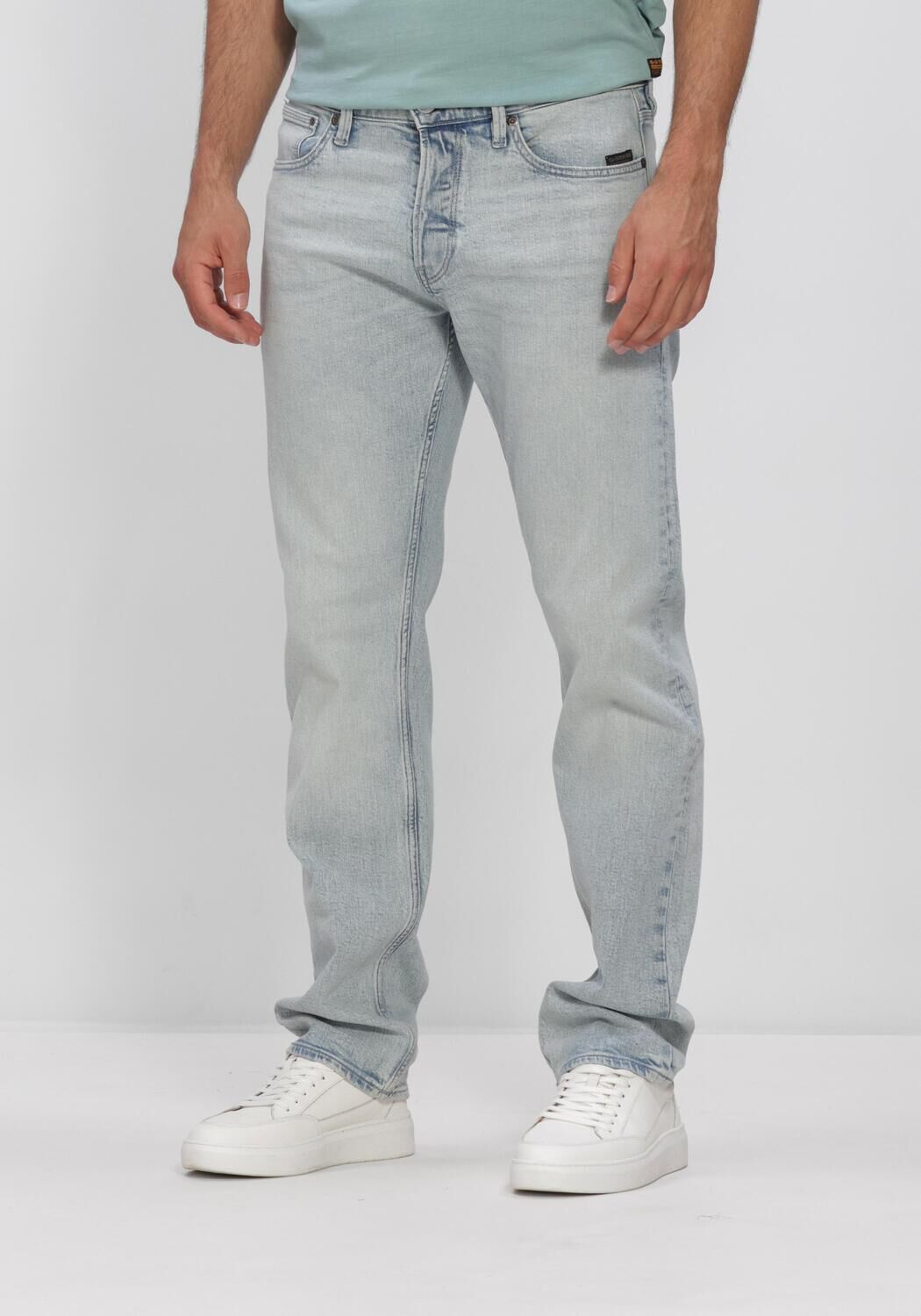 Lichtblauwe G-STAR RAW Straight leg jeans STREEM SLIM TAPERED - large