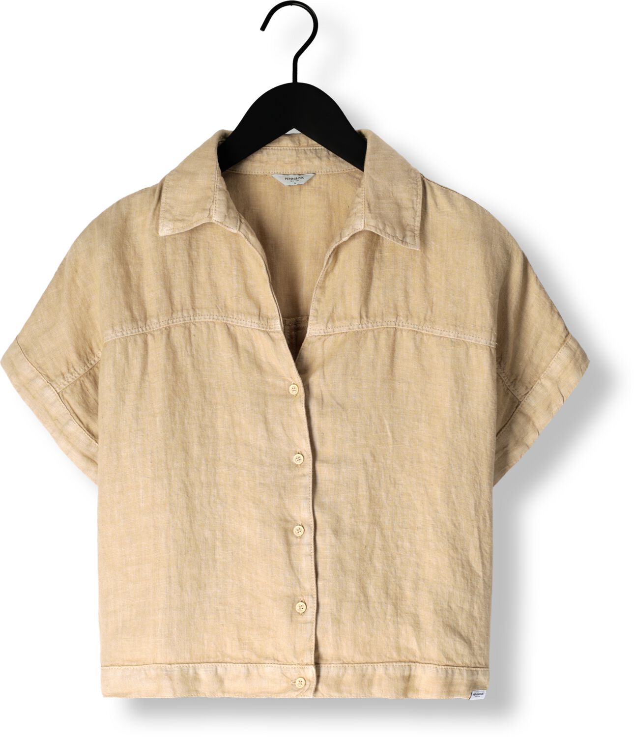 PENN & INK Dames Blouses Blouse Zand