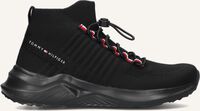 Zwarte TOMMY HILFIGER Lage sneakers SOCK SNEAKER Zwarte TOMMY HILFIGER Lage sneakers SOCK SNEAKER - medium