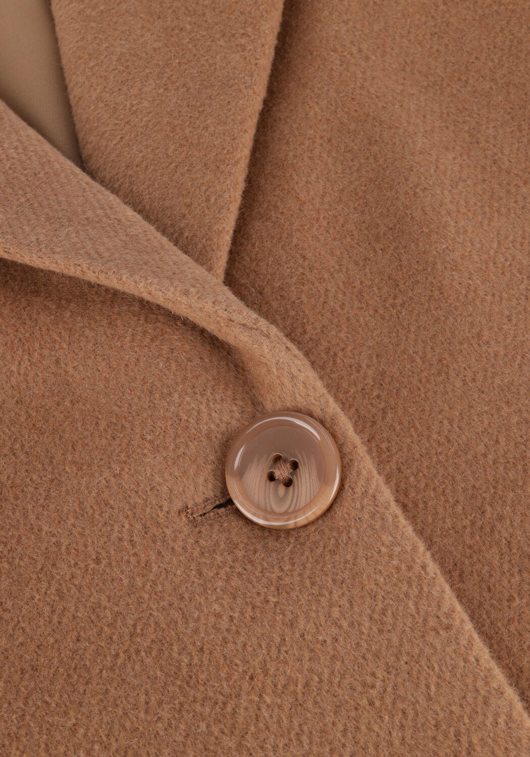 Camel NOTRE-V Mantel WOL COAT LONG - large