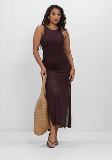 Bruine VANESSA BRUNO Maxi jurk ETTA - large