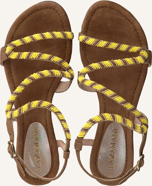 Gele LAZAMANI Platte sandalen 85.268 Gele LAZAMANI Platte sandalen 85.268 - large
