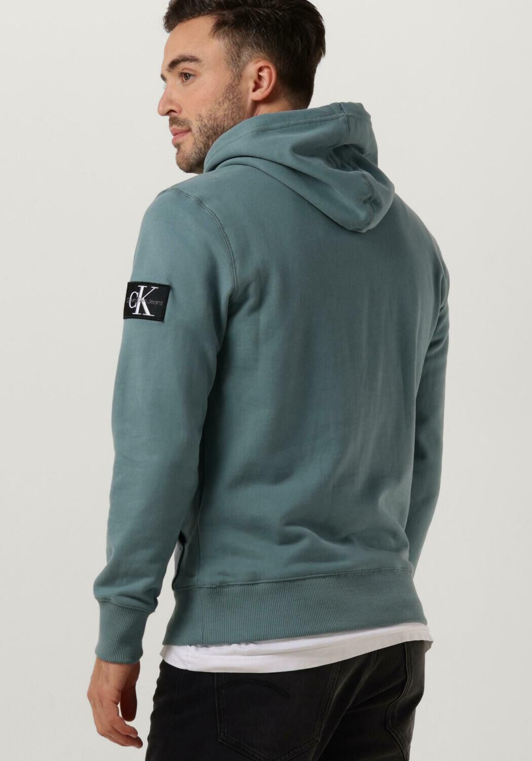 CALVIN KLEIN Heren Truien & Vesten Badge Hoodie Blauw