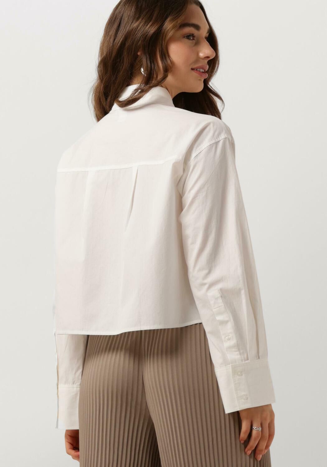 Y.A.S. Dames Blouses Yaslee Ls Short Shirt Wit