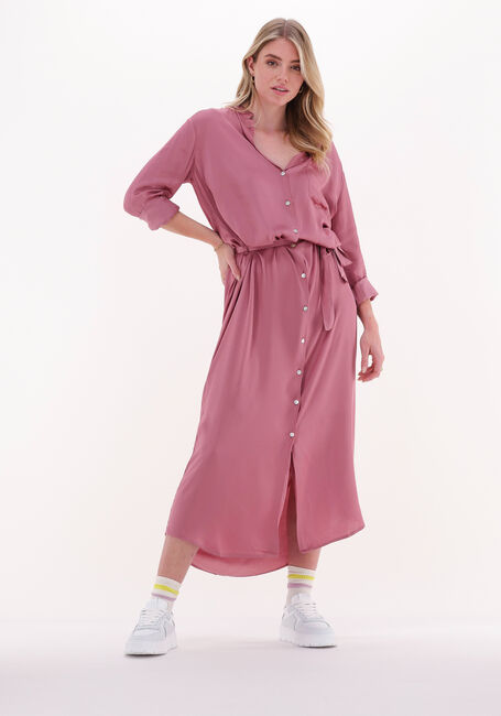 Roze 10DAYS Midi jurk FLOWY SHIRT DRESS - large