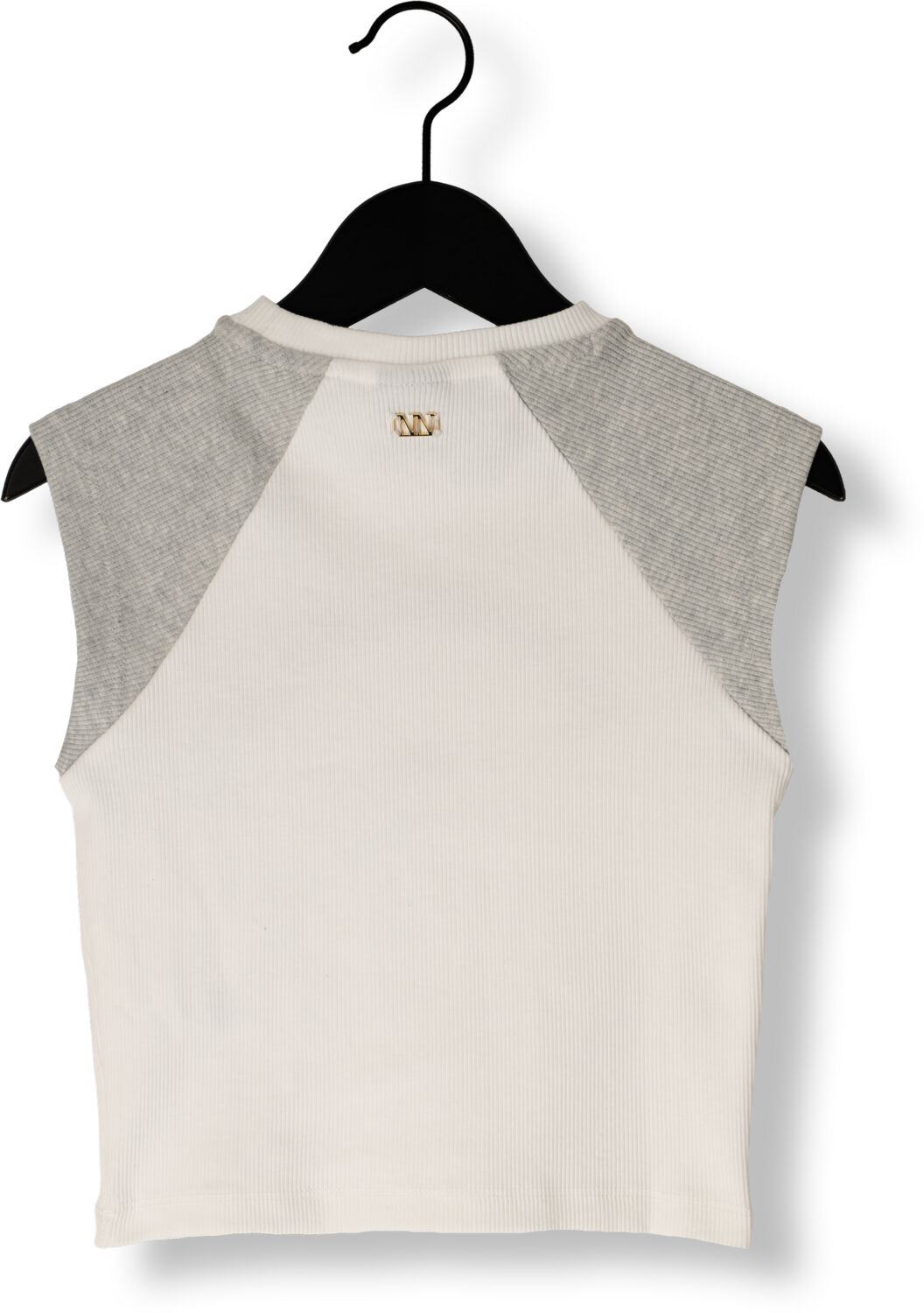 NIK & NIK Meisjes Tops & T-shirts Officials Aglan Rib Top Wit