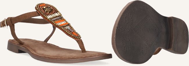 Taupe LAZAMANI Platte sandalen 75.774 Taupe LAZAMANI Platte sandalen 75.774 - large