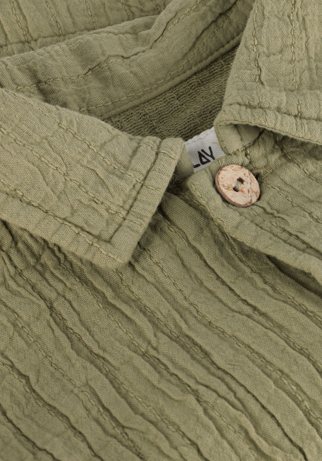 Groene PLAY UP Blouses WOVEN SHIRT - large