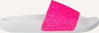 Roze THE WHITE BRAND Badslippers GLITTER MATTE - medium