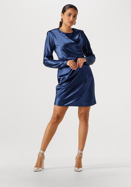 Donkerblauwe Y.A.S. Mini jurk YASGISELA LS DRESS - large
