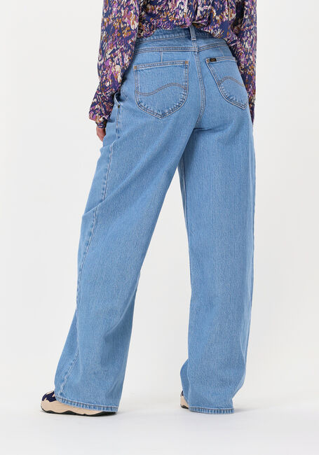Lichtblauwe LEE Wide jeans STELLA A LINE YOKE - large