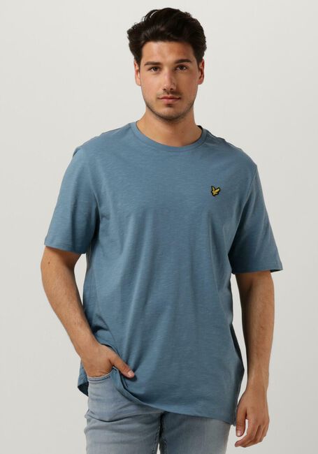 Blauwe LYLE & SCOTT T-shirt SLUB T-SHIRT - large