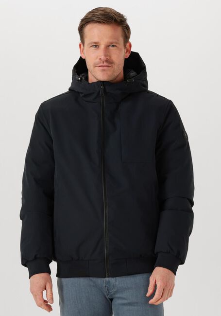 Donkerblauwe AIRFORCE Jack HOODED REVERSIBLE JACKET - large