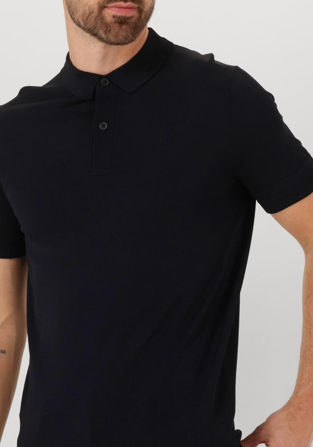 GENTI Heren Polo's & T-shirts Polo Button Ss K2046-1260 Donkerblauw