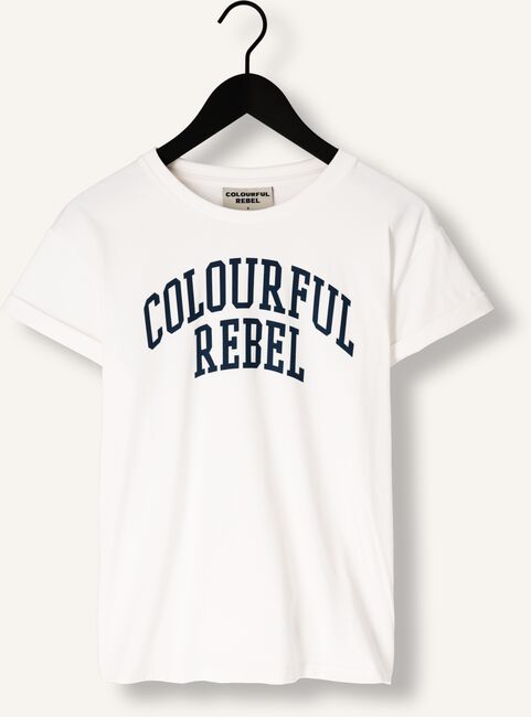 Witte COLOURFUL REBEL T-shirt CR PRINT BOXY TEE Witte COLOURFUL REBEL T-shirt CR PRINT BOXY TEE - large
