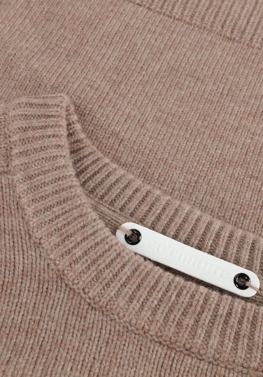 Beige CO'COUTURE Trui MAJA CROP O KNIT - large