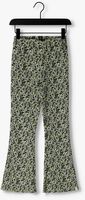 Zwarte LOOXS Flared broek 10SIXTEEN CRINCLE FLORAL FLARED PANTS - medium