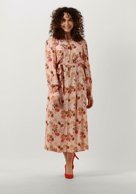 Roze MOS MOSH Maxi jurk EMMERSON FLEUR DRESS - large