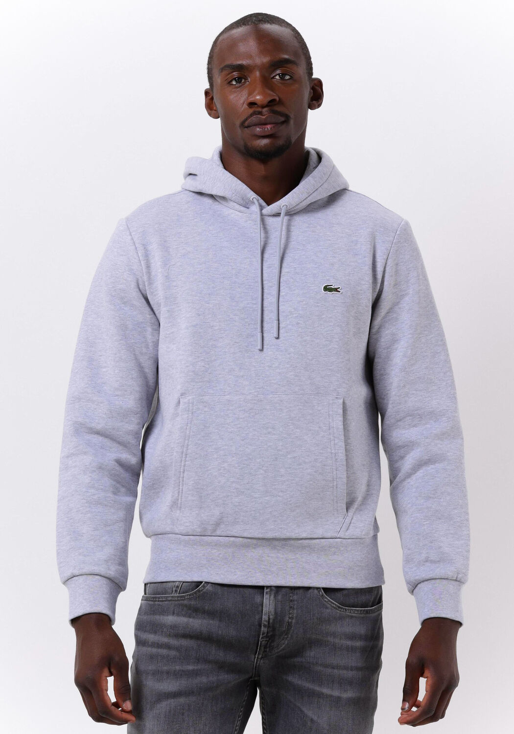 Lacoste grey sweatshirt on sale