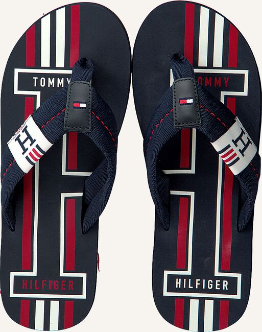 Blauwe TOMMY HILFIGER Teenslippers BADGE TEXTILE BEACH Blauwe TOMMY HILFIGER Teenslippers BADGE TEXTILE BEACH - large
