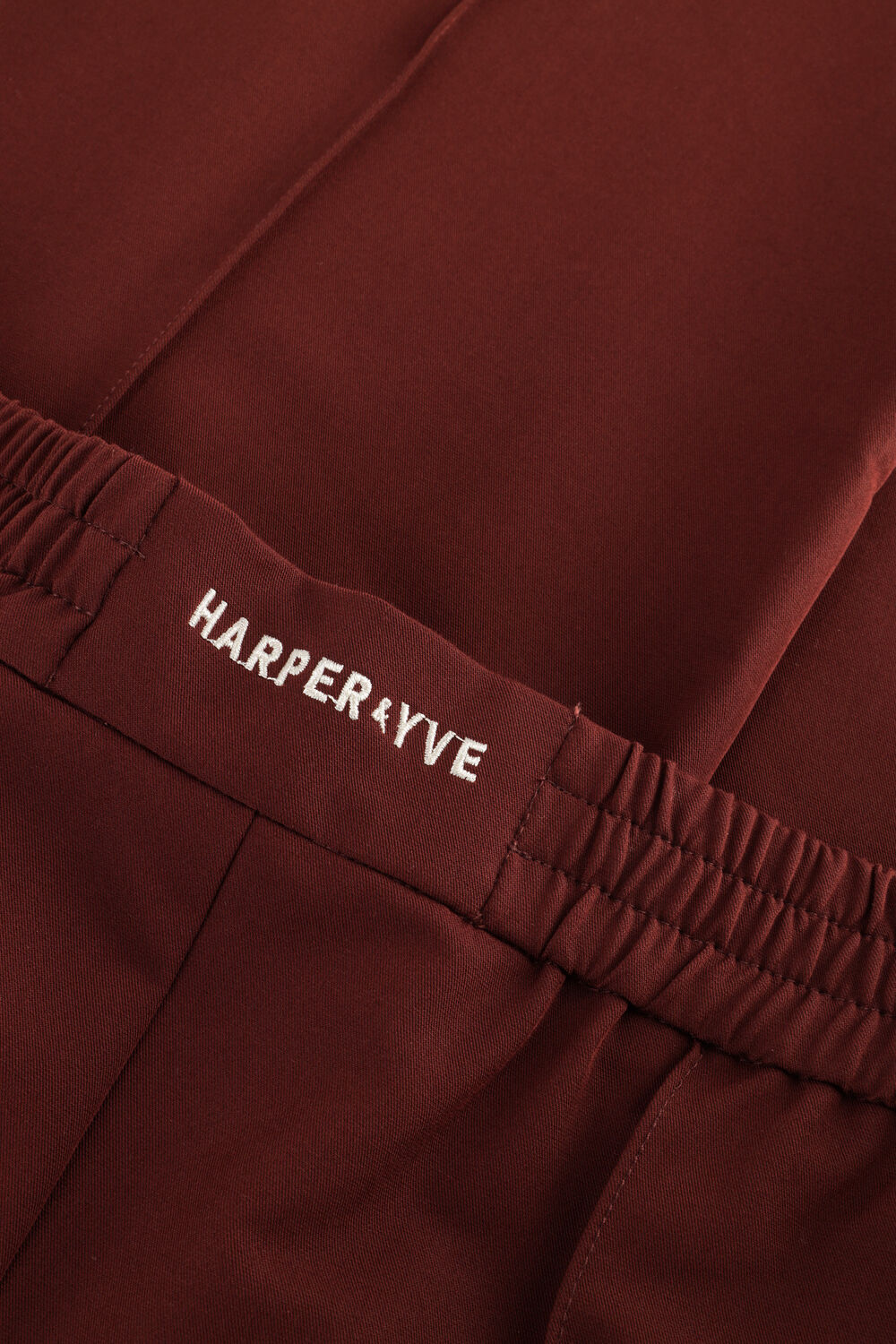 Bruine HARPER & YVE Wijde broek DORA-PA - large