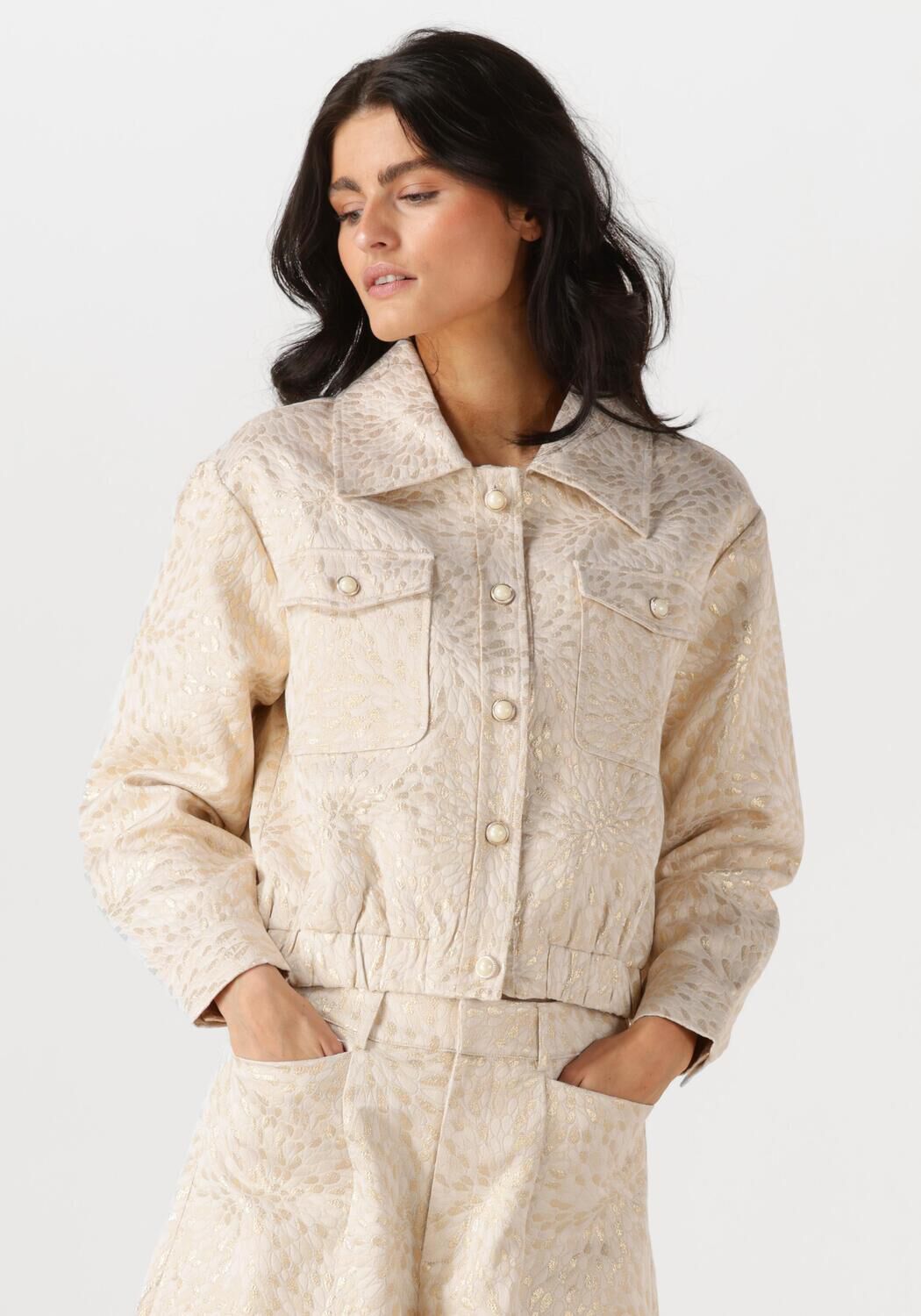 AMAYA AMSTERDAM Dames Jassen Salia Jacket Beige