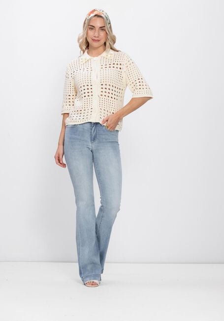 Creme LIU JO Blouses 3.0 MAGLIA APERTA M/C - large