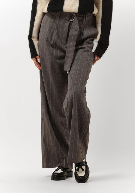 Grijze SECOND FEMALE Pantalon PIYA HW TROUSERS - large