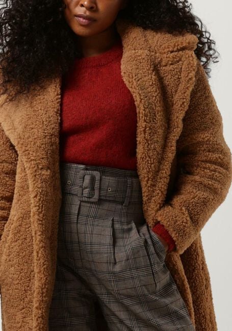 Camel NOTRE-V Teddy jas TEDDY COAT SHORT - large