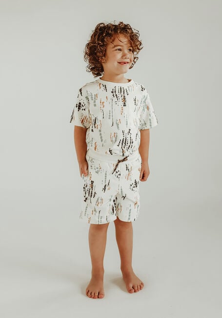 Ecru YOUR WISHES T-shirt DAIDEN TANO - large