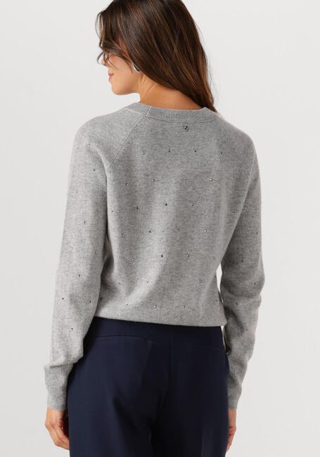 Grijze FABIENNE CHAPOT Trui LIDI RHINESTONE PULLOVER - large