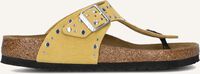 Gele BIRKENSTOCK Teenslippers GIZEH RIVET BORDER Gele BIRKENSTOCK Teenslippers GIZEH RIVET BORDER - medium