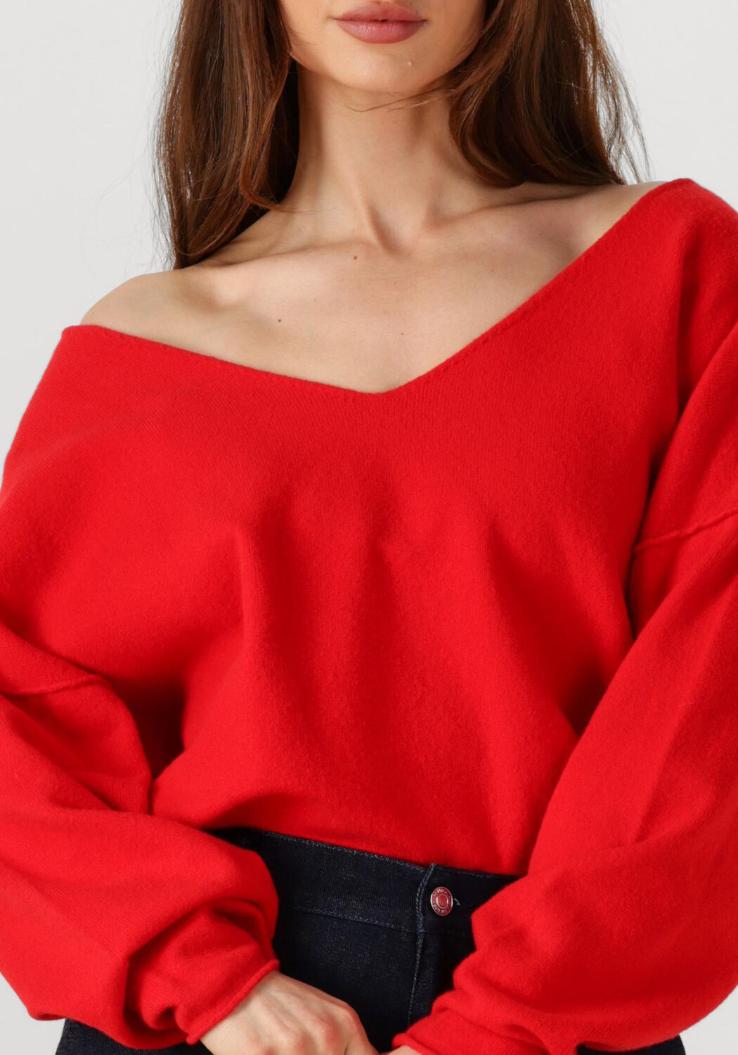 PENN & INK Dames Truien & Vesten Jumper W25b344 Rood