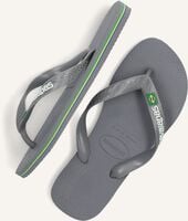 Grijze HAVAIANAS Teenslippers BRASIL LOGO DAMES Grijze HAVAIANAS Teenslippers BRASIL LOGO DAMES - medium