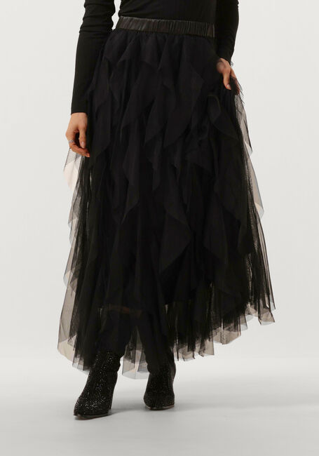 Zwarte SUMMUM Maxirok SKIRT MESH Zwarte SUMMUM Maxirok SKIRT MESH - large