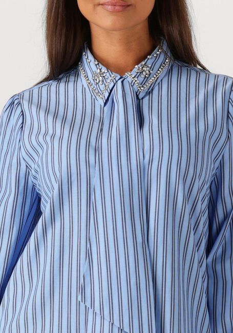 Blauwe AAIKO Blouses FENNE STRASS VIS 525 - large