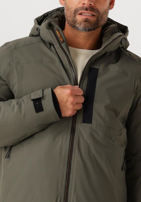 Khaki PME LEGEND Gewatteerde jas CREWCAT - large