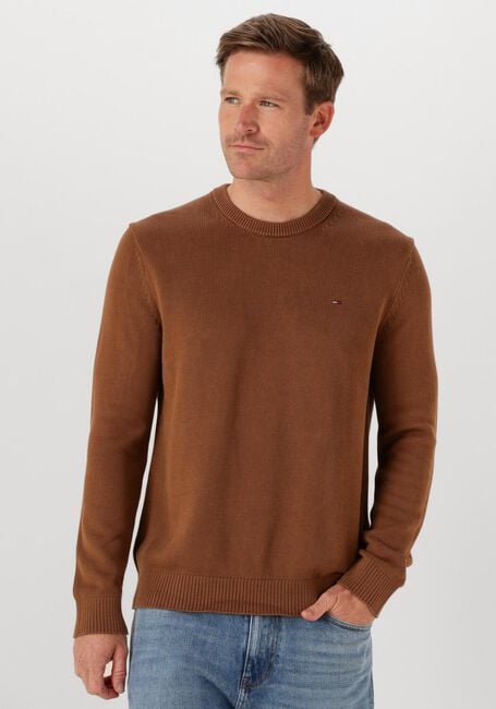Bruine TOMMY JEANS Sweater TJM SLIM ESS SWEATER EXTS - large