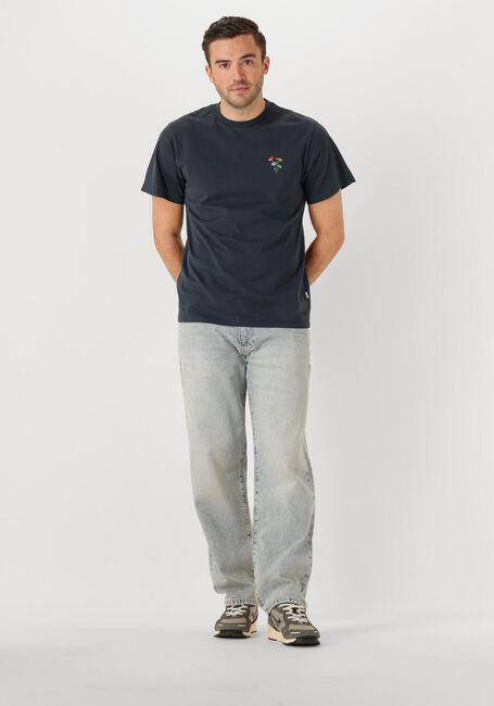 Donkerblauwe FORÉT T-shirt ELEMENT T-SHIRT - large