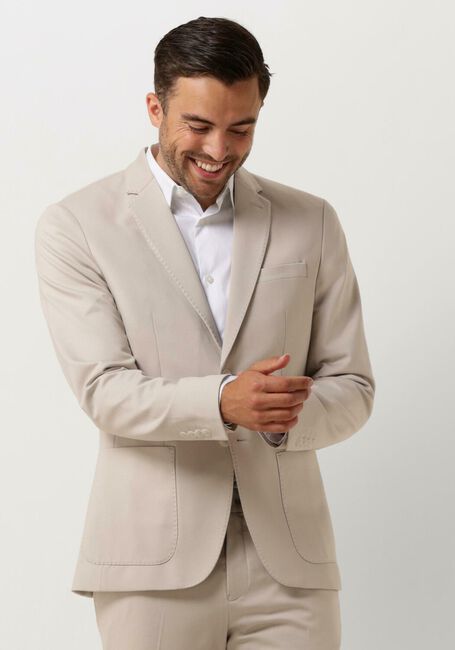 Beige SELECTED HOMME Colberts SLHSLIM-DELON JERSEY BLZ FLEX NOOS - large