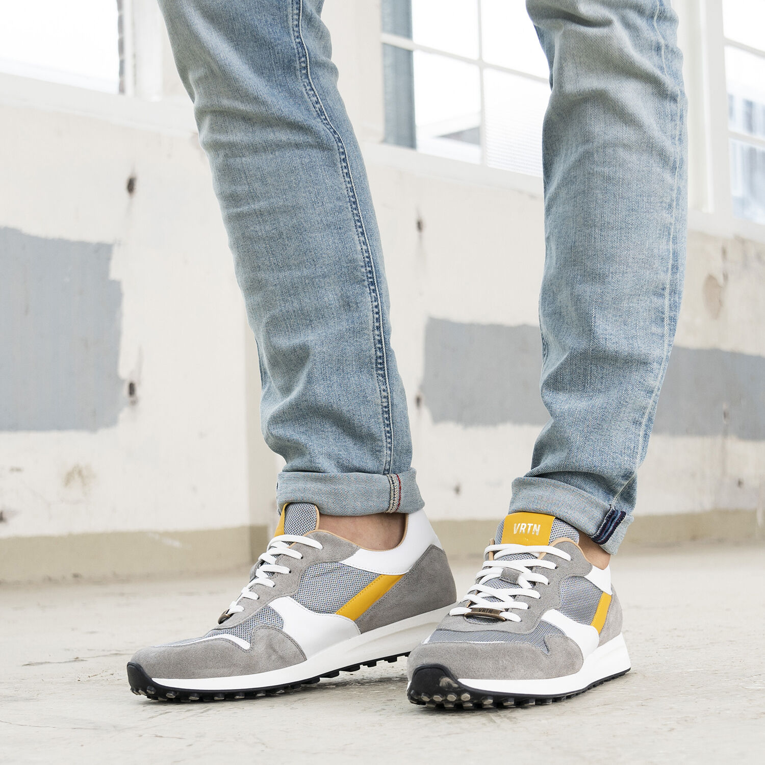 Grijze VERTON Lage sneakers 9337A - large