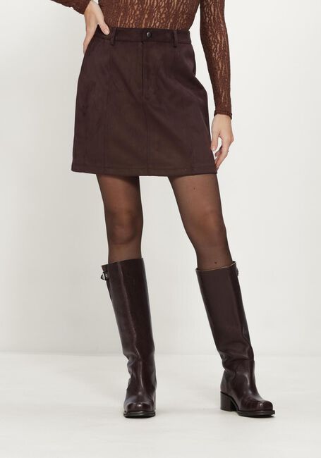Bruine OBJECT Minirok OBJALLIE HW SHORT SKIRT R - large