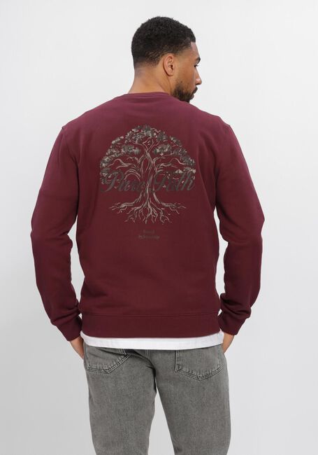 Bordeaux PURE PATH Trui ROOTED TREE - large