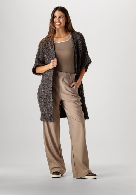 Bruine NUKUS Wijde broek NEW YORK PANTS - large